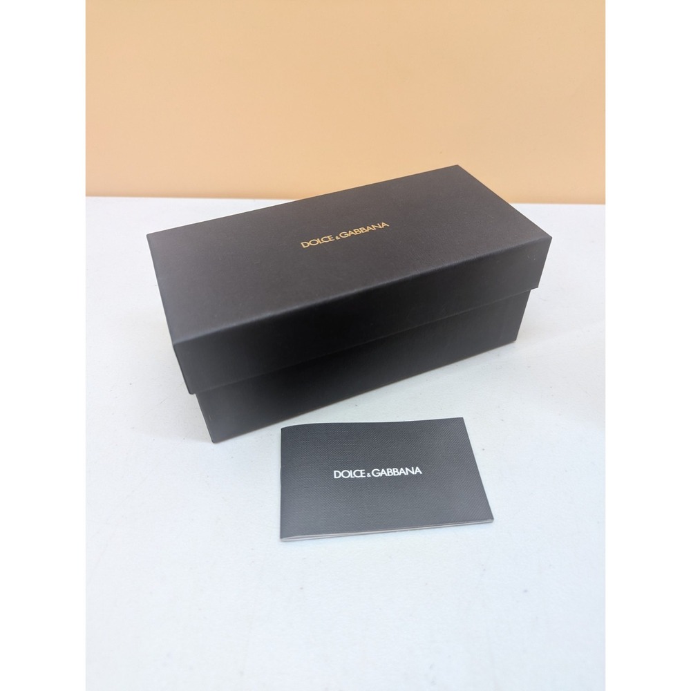 Empty GIFT Black Sunglasses/Eyeglass  Box CASE ONLY DOLCE & GABBANA Luxury D&G